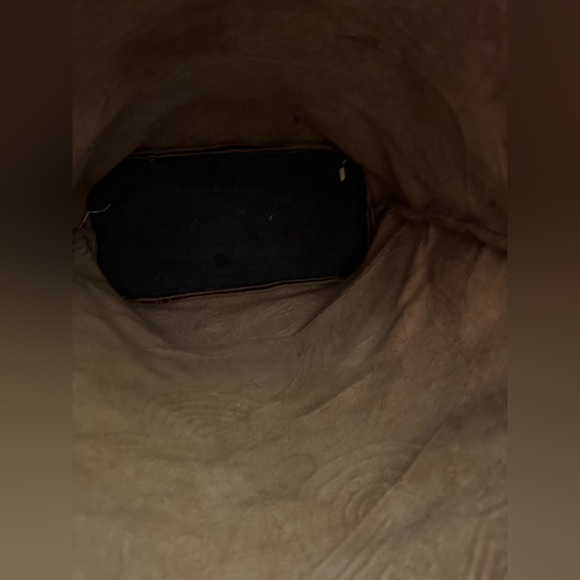 Vintage Leather Ethnic Print Tote Bag - Picture 4 of 9